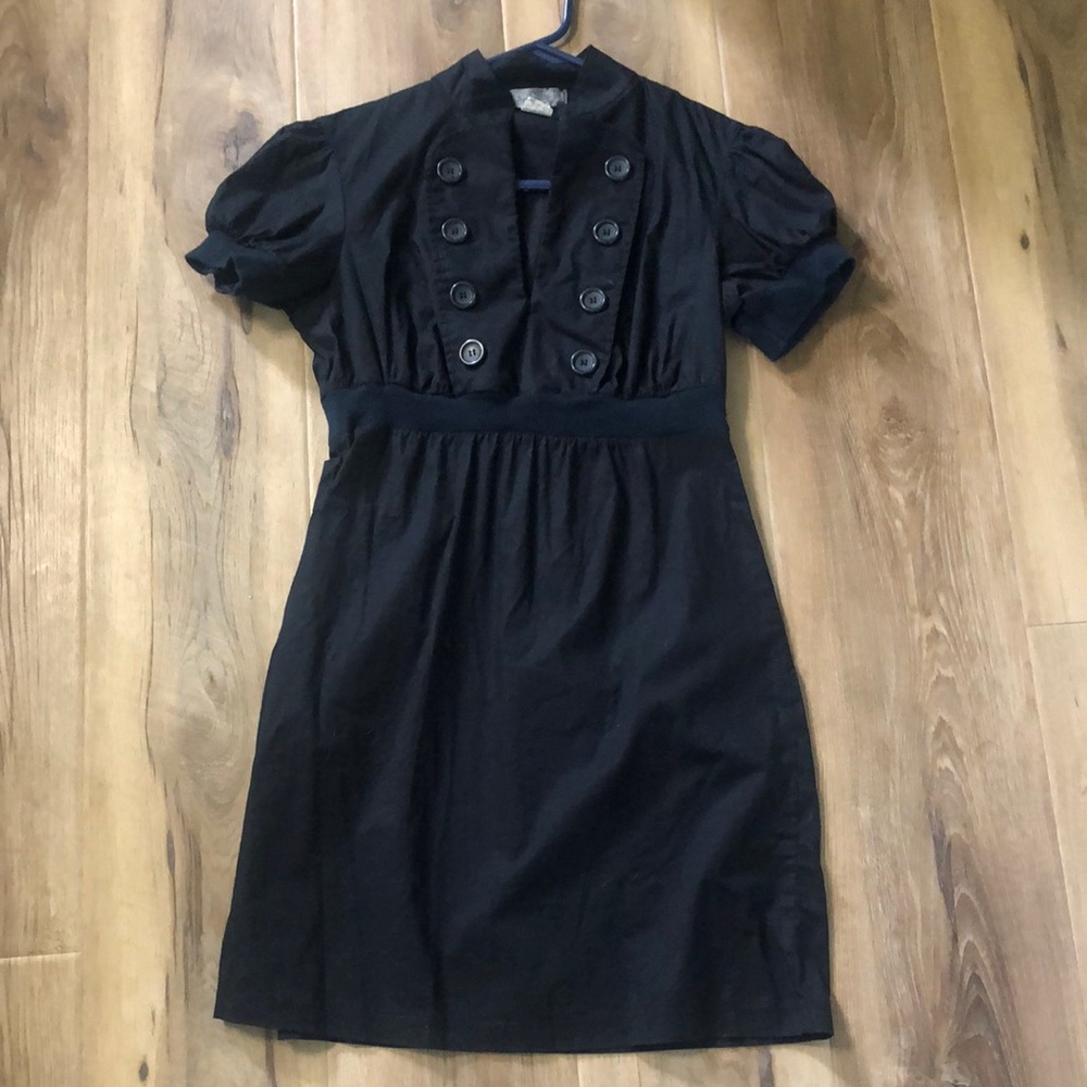 Black baby doll style dress